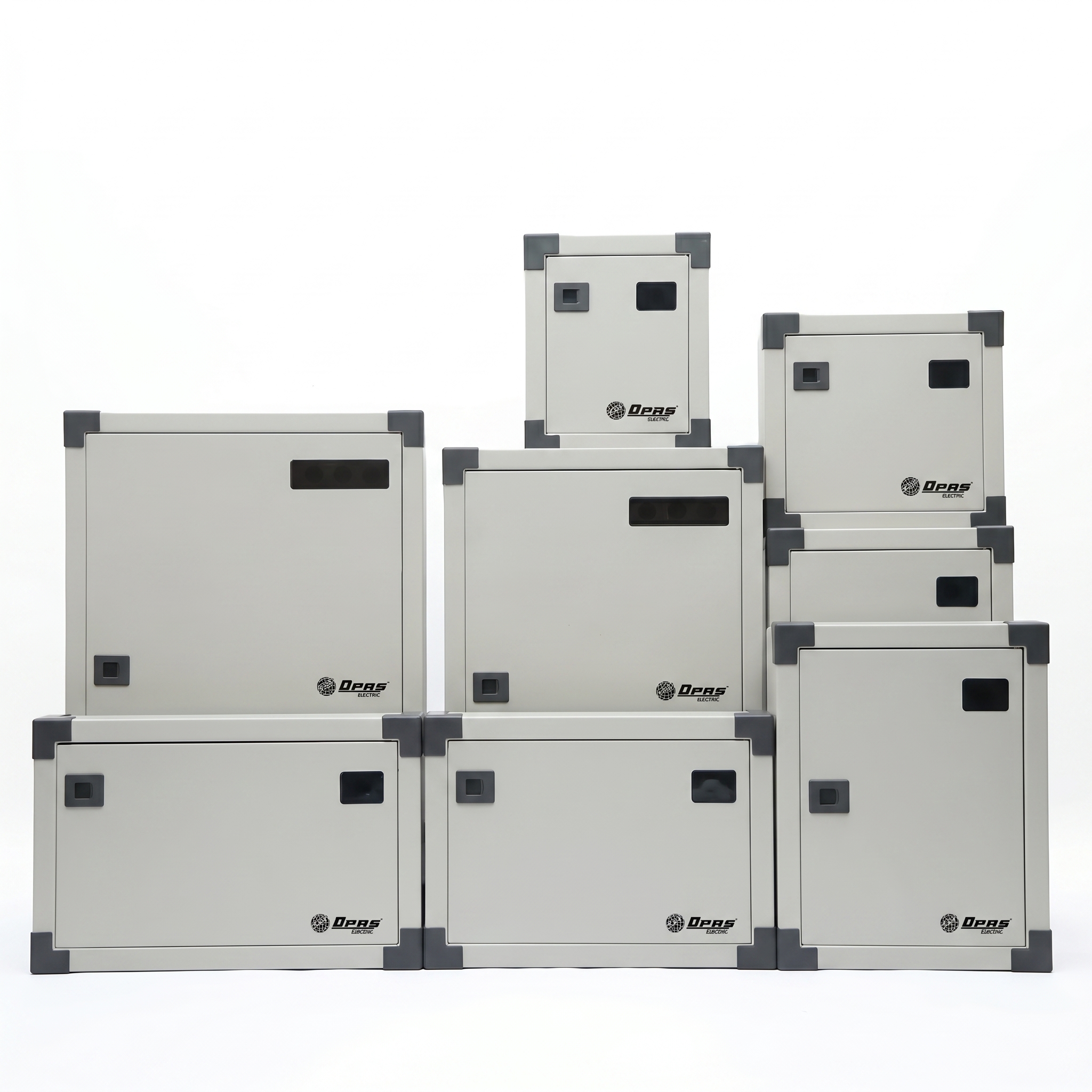 OPAS Eco Series Distribution Board — Plastic DB SPN TPN with MCCB and Changeover Switch